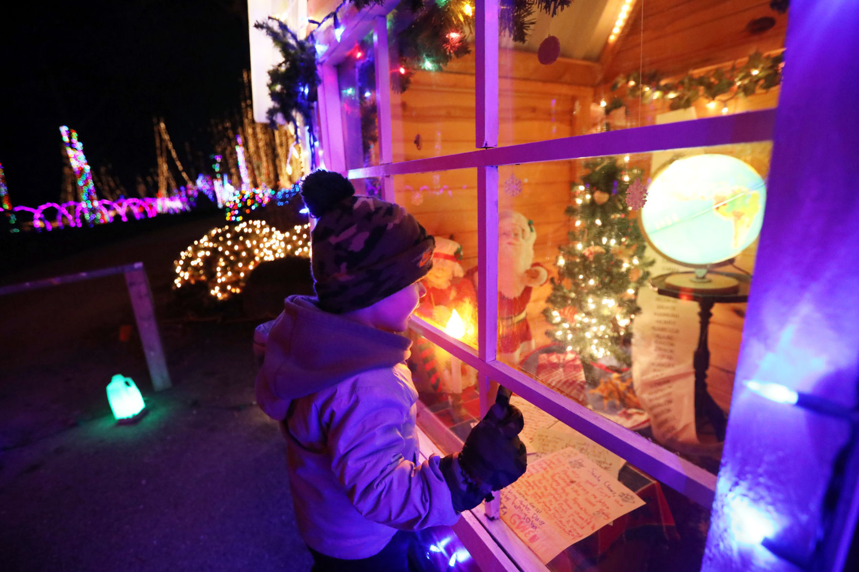 Rotary Botanical Gardens Holiday Light Show